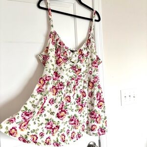 Torrid Floral Baby Doll Tunic NWT
